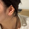 Basic ball silver piercing (4mm) OTEP24716N stone color / 베이직