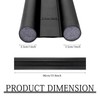 GGIJ 2Pcs Double Door Draft Stopper, Draft Stopper for Bottom