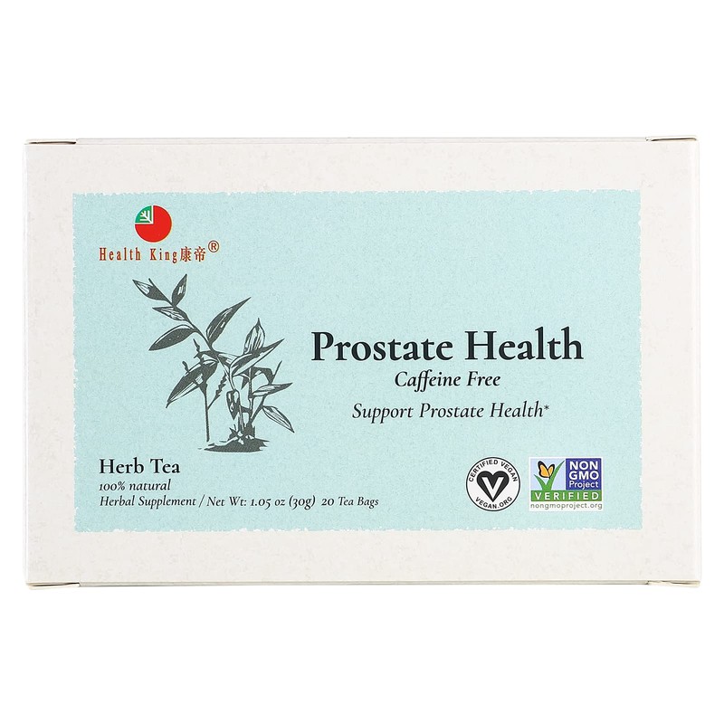 Health King Herbal Tea, Prostate Health, 20 Tea Bags (Pack