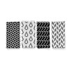 Areaware BITMAP TEXTILES | 4 Napkins | Susan Kare (Black/White)
