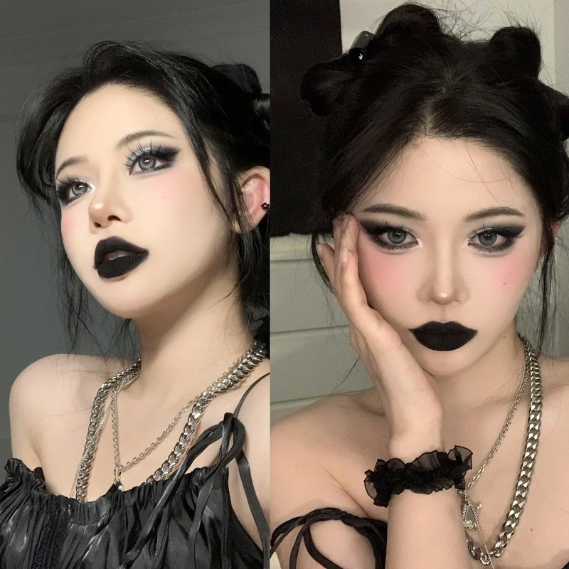 Black Eyeshadow Stick, Metallic Glitter Eye Shadow Crayon Pen Eyeshadows
