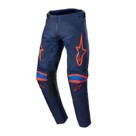 Alpinestars 3741823-7141-26: Youth Racer Narin Pants Night Navy/Hot Orange 26