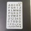 Unbranded Reusable Art Planner Stencil Alphabets Numbers Explanations mq Mixed