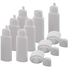 Empty Oval Folding Bottle for Cosmetic Creams and Lotions Kosmetex Shower Gel, Shampoo Bottle