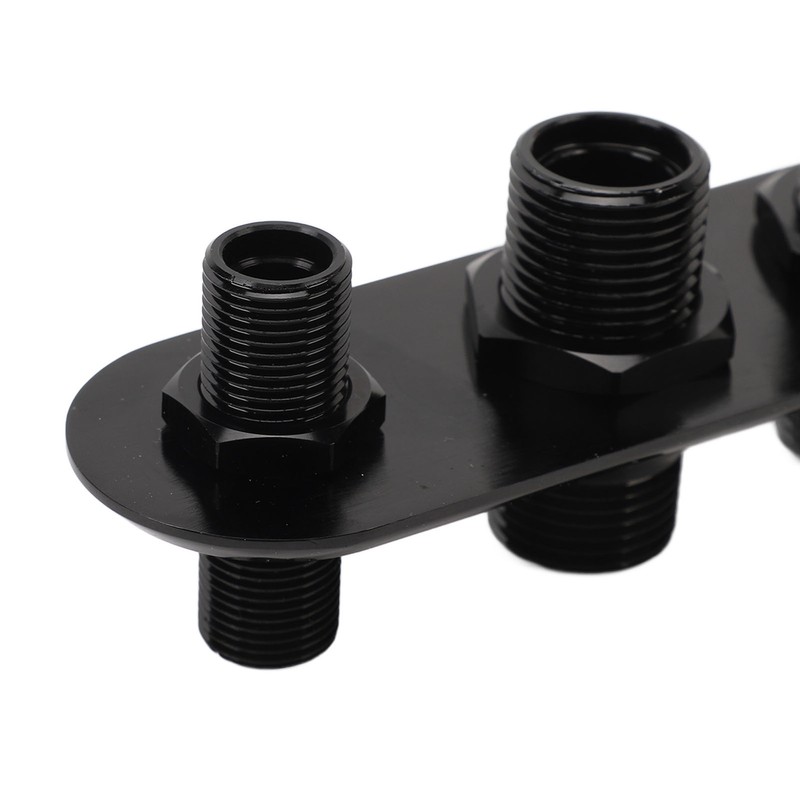 AC Bulkhead Billet Aluminium Alloy Universal 4 Ports Air Conditioning