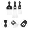 Healeved 3pcs Detangling Styling Comb Double-sided Metal Hair Pick Afro