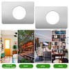 5 piezas de placa de refuerzo de puerta, placa de