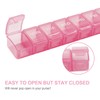 2 PCS Small Weekly Pill Organizer 7 Days,Pocket Daily Pill