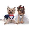 IDOMIK Dog Tuxedo for Small Medium Large Doggie, Detachable Dog