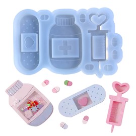 EINCORN Silicone Shaker Mold Quicksand Epoxy Mold Resin Casting Shaker Mold Jewelry Pendant Making Mould for Crafts, as the picture shows