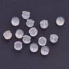 Silicone Earring Backs, Clear Earring Backings, 20PCS Soft Earring Stoppers,