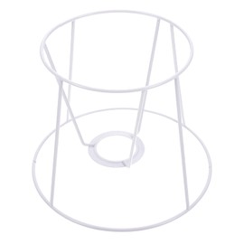 Lampshades for table lamps, lampshade frame, lampshade holder, metal ring support, drum shape, light cage protection, 3 replacement lampshade holders