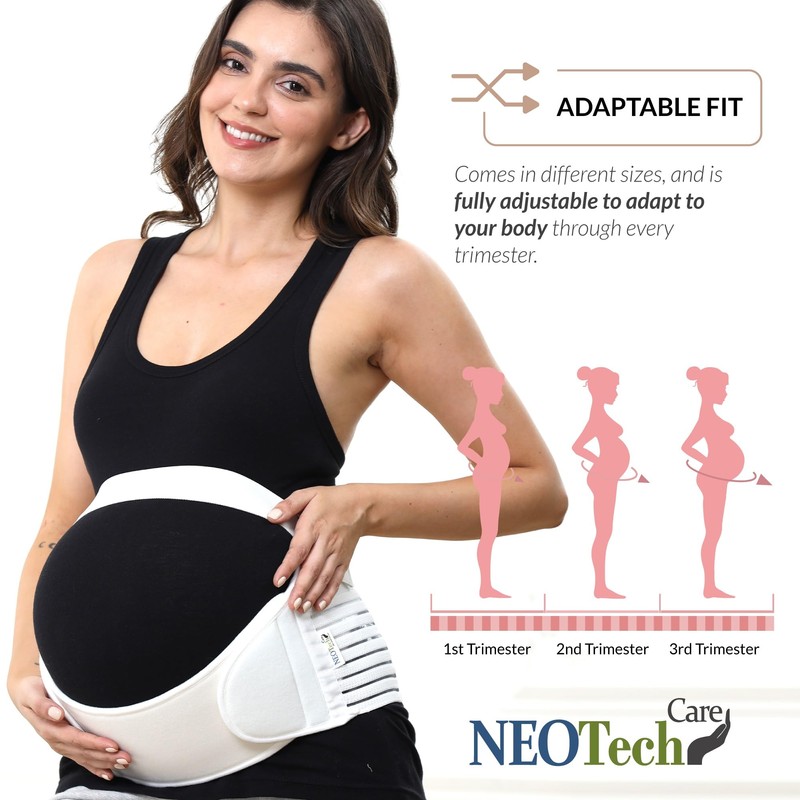 NeoTech Care - Cinturón de maternidad para embarazo, cintura y