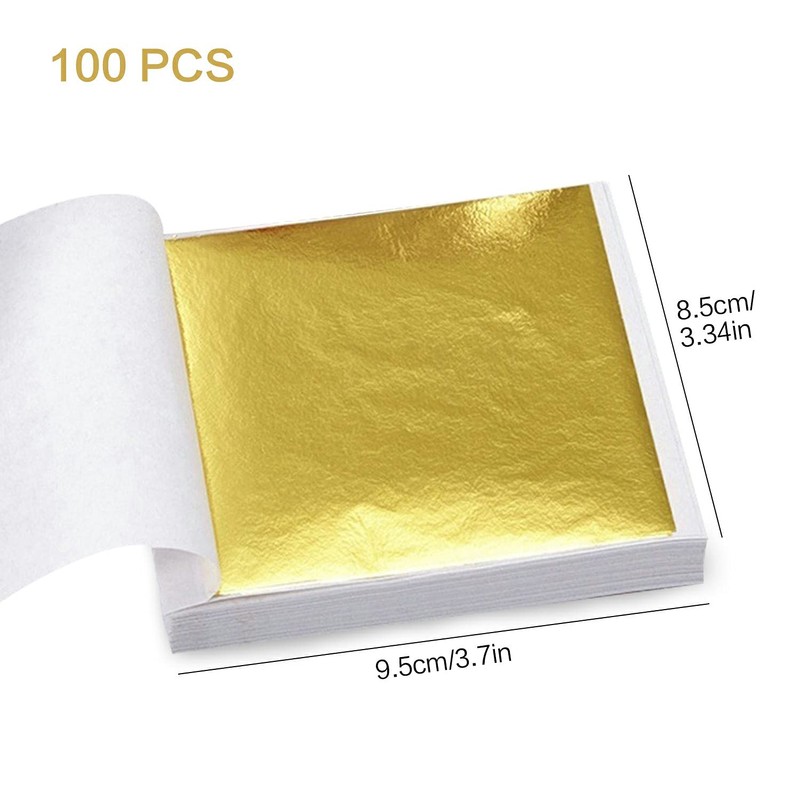 100 Páginas 24 K Hoja de Oro Arte Arte Diseño