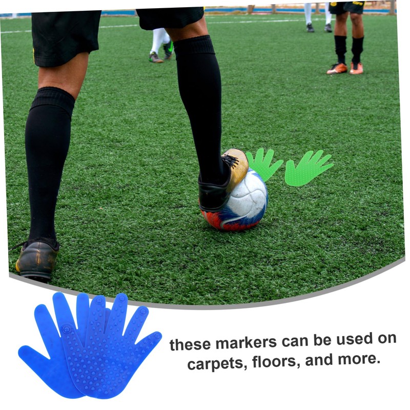 BIUDECO 5Pairs Compact Classroom Carpet Markers Spot Markers for Training