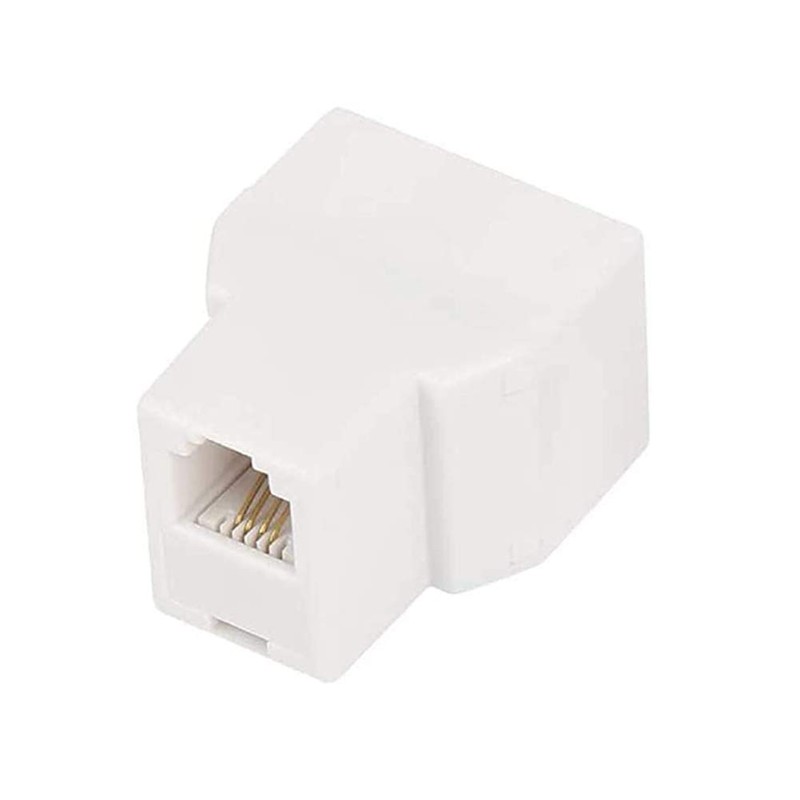 AIMIJIA 3Female Telephone Splitter Adapter Cable,Telephone Landline Cable Connector and