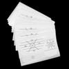 Alnicov 50 Set Golf Impact Tape Golf Target Sticker 3