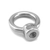 QWORK Lifting Eye Nut, 4 Pack, 1/4" UNC Marine Grade