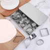 LSYZHX Cookie Cutters,Stainless Flower Cookie Cutter,Geometric Shapes Cookie Cutters for