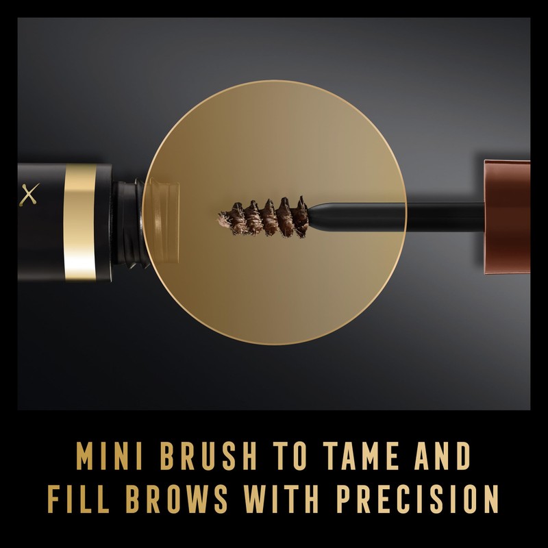 Max Factor 2000 Calorie Volumising Brow Sculpt Gel, Long-Lasting, Plumped