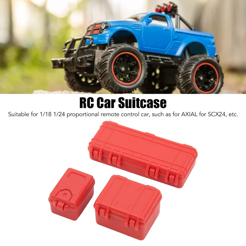 3 Pcs RC Car Simulation Luggage Case Large Medium Small