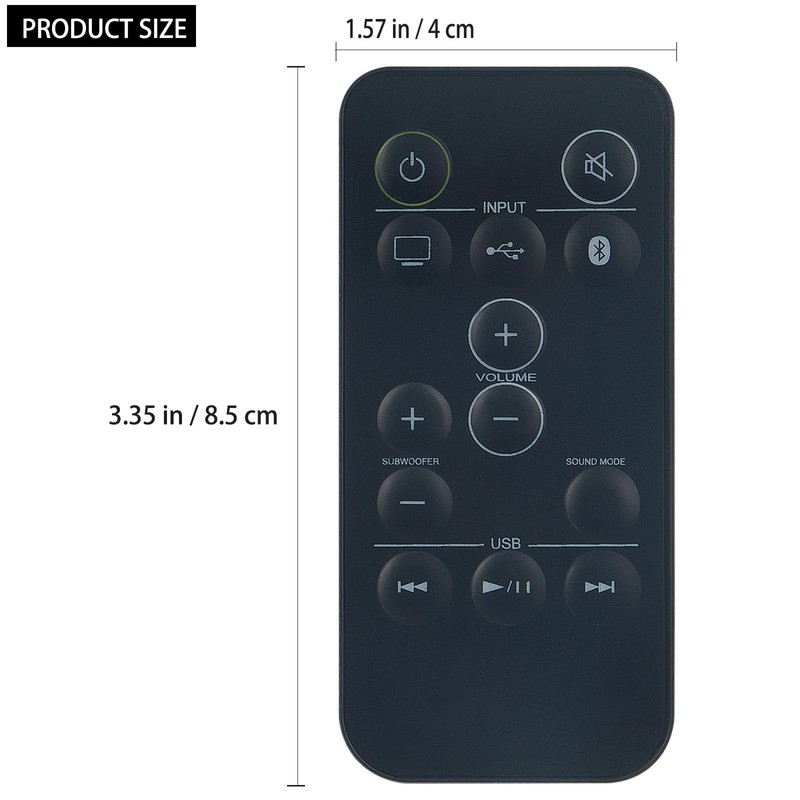 RC-877S Replacement Remote Control Compatible with Onkyo Sound Bar System
