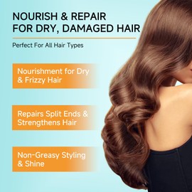 Moroccan Argan Oil for Hair, Argan Oil for Frizzy Hair, Cold Pressed Virgin Grade Natural Argon Oil for Hair Oil Moisturizing & Strengthening For Curly Dry Damaged All Hair Types, 3.4 FL.OZ