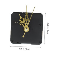 Operitacx 1 Set Mute Clock Movement Mechanism DIY Clock Parts with Hands Kit Durable Design for Craft Projects