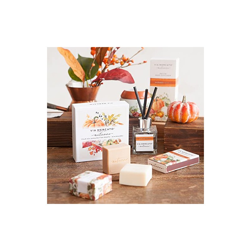 Via Mercato Autunno Home Frangrance Collection, Diffuser, 1.7 Fl oz,