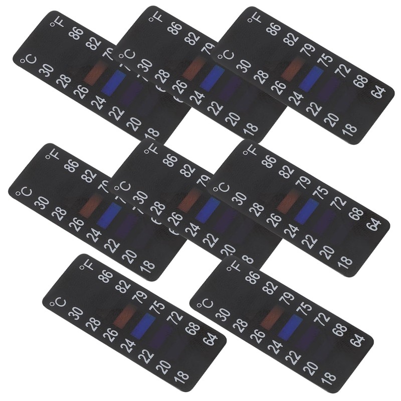LABRIMP 32 Pcs Tank Temperature Sticker Stickers Thermometer Temperature Strips