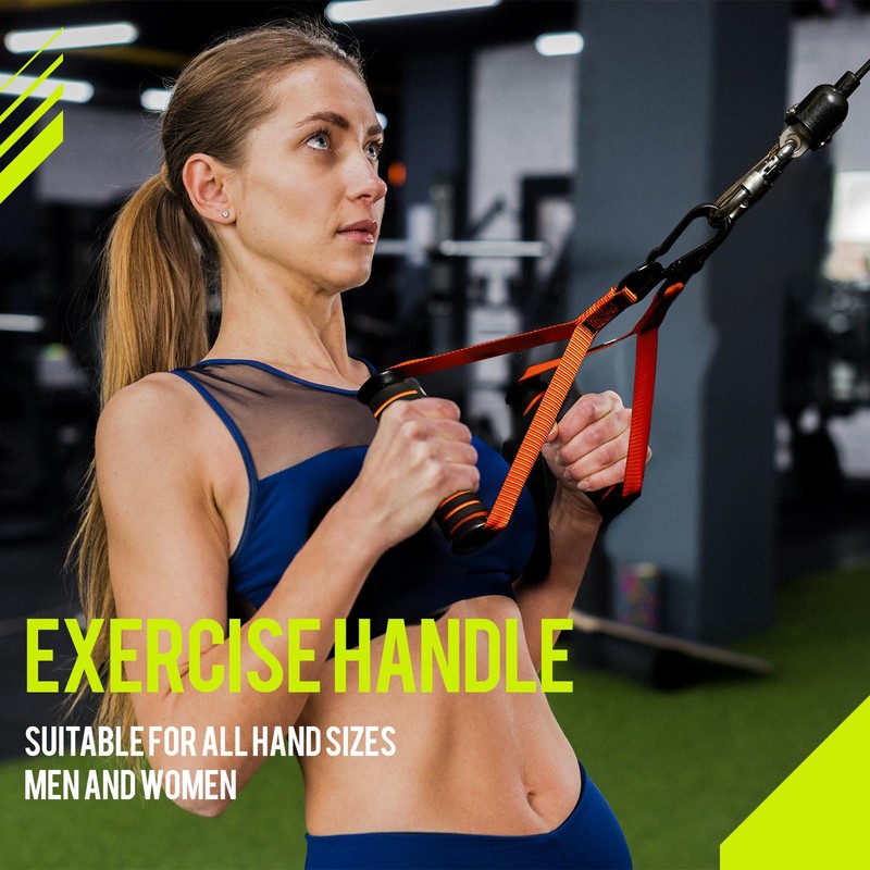Slim Panda Resistance Band Handle Heavy Duty Cable Machine Attachment,