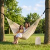 Mayan Handwoven Hammock, 2 Person, 500 lb, Cotton Nylon Rope