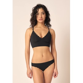 Skiny Women's Micro Lovers Removable Pads Bustier (Micro Lovers Bustier Herausnehmbare Pads) - Black (BLACK 7665), size: 40