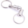 WELANGBN 2 Packs Of Quick-Release Detachable Keychain Double Pull Keychain