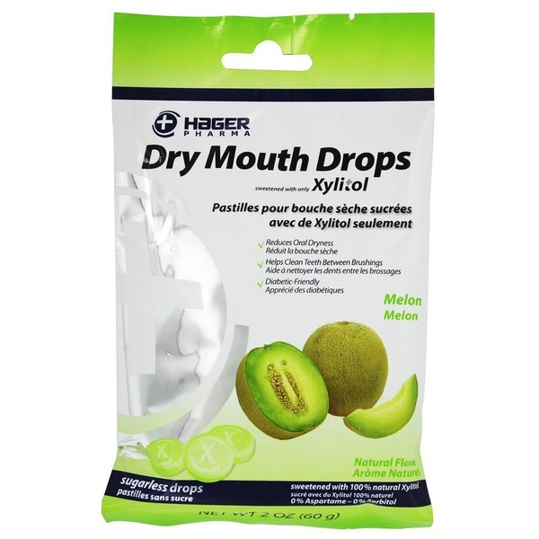 Dry Mouth Drops Melon 26 Ct