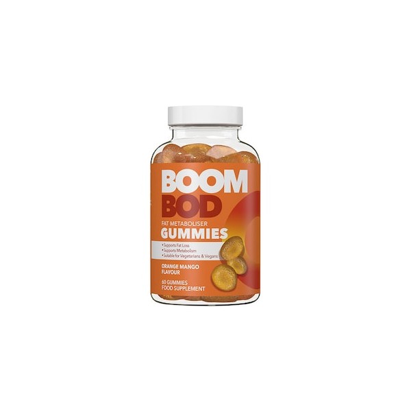 Boombod Fat Metaboliser 60 Gummies - Orange Mango Flavour
