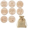 SG Store Golf Ball Markers Golf Markers, Laser Engraved Round