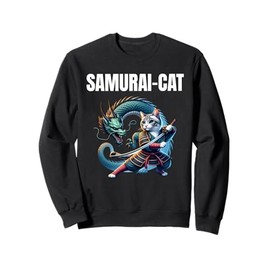 Samurai Cat Dragon Sweatshirt