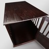 Casual Home Wooden Large Pet Crate, End Table, Espresso