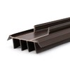 Barzen Vinyl Replacement Under Door Seal, Door Bottom with Fins