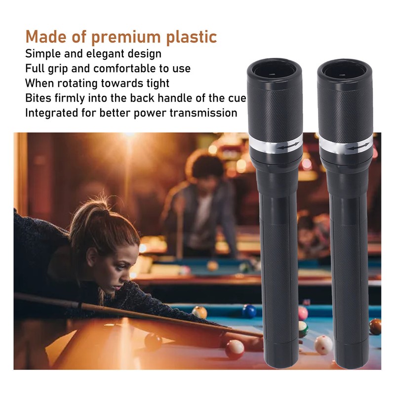 Pool Cue Extender Professional Strong Grip Billiard Cue Extension for