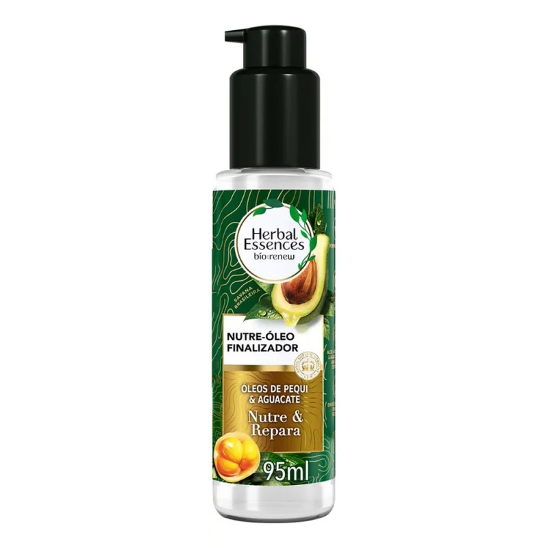 Aceite reparador de puntas Herbal Essences Nutre e Hidrata Pequi