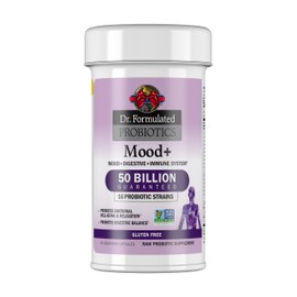 Garden Probiotics Mood+ with Ashwagandha, 50 Billion CFU, 60 Capsules - Supports Emotional Balance, Relaxation, and Digestive Wellness - Dr. Formulated Vegetarian Probiotic Supplement