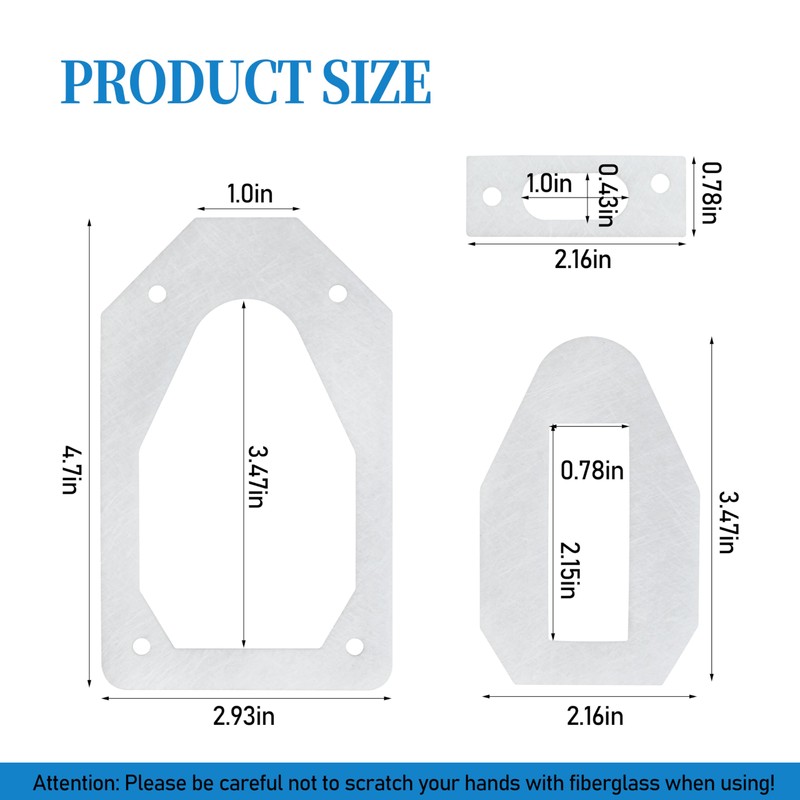 071076 Burner Access Gasket Replacement for Suburban Rv Furnace Parts-2PACK