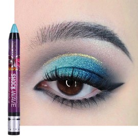 Peacock Blue Eyeshadow Stick, Pearlescent Green Color Eye Shadow, Shimmer Creamy Pencil, Metallic Glitter Eyeshadows, Highlight Crayon Brightener Pen, Silk High Pigmented Eyes Makeup