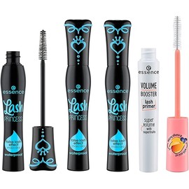 Lash Princess False Lash Waterproof Mascara 3-Pack & Volume Booster Lash Primer Mascara Bundle