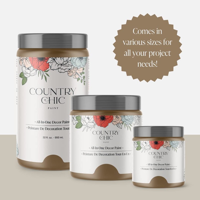 Country Chic All-in-One Chalk Paint for Furniture, Cabinets, Home Decor,
