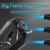 2 Pack Torch Lighter, Zoocura Single Jet Flame Butane Lighters