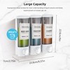 Modundry Shampoo and Conditioner Dispenser, Soap Dispenser Wall Mounted 3