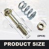 DXNQ 2 PCS Exhaust Bolt and Spring, Automotive Premium Grade